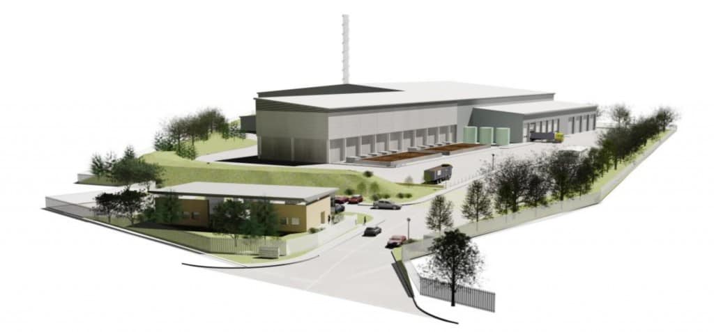An artist's impression of the Sinfin MBT, due to open in April 2017